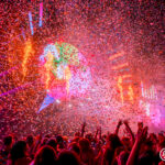 Raining confetti at Music Festival 2023