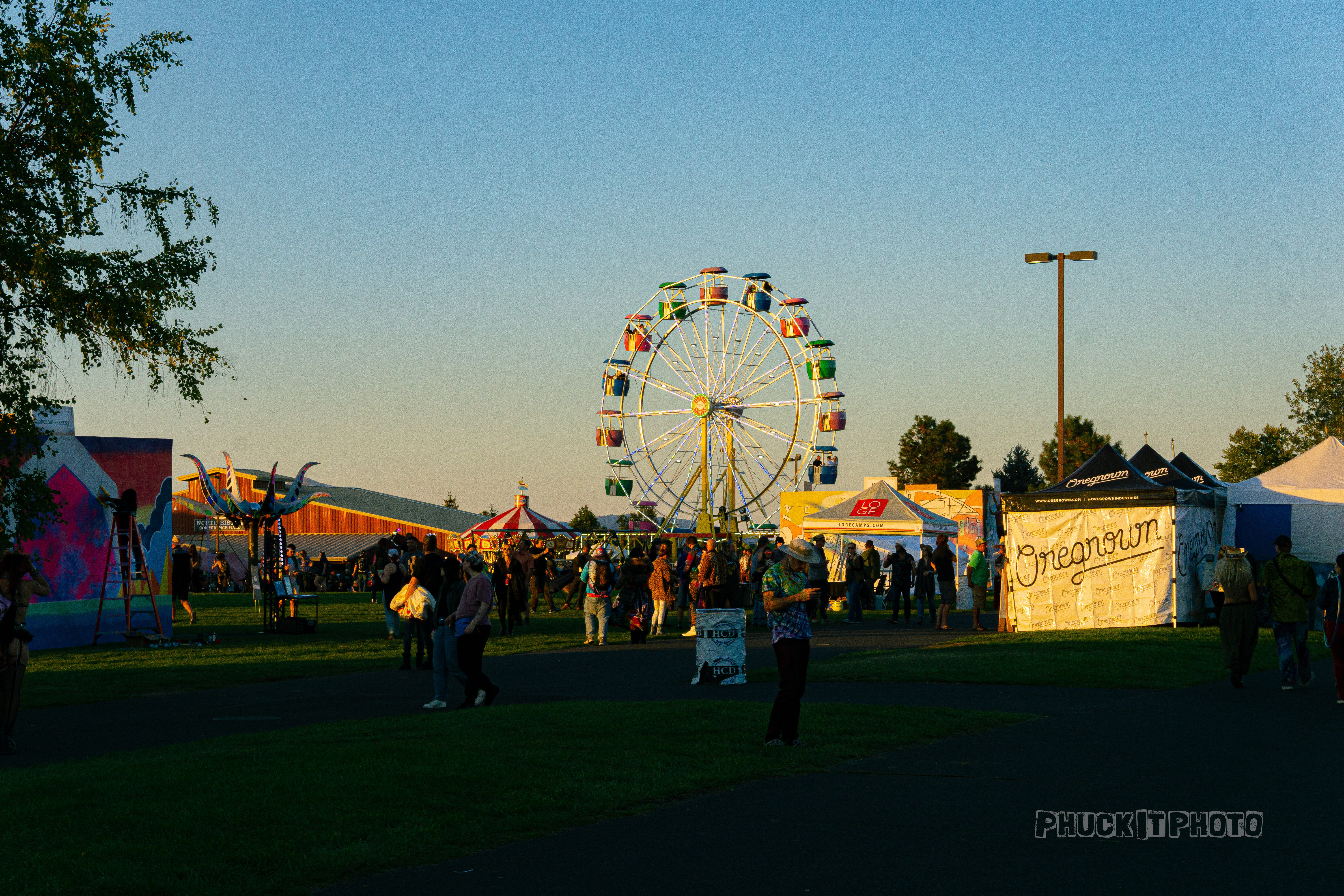 ferris wheel at the Cascade Equinox Festival