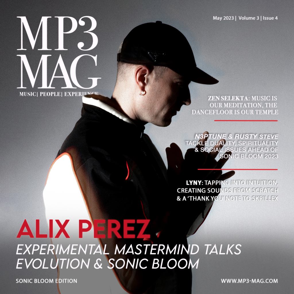 Alix Perez on the cover of MP3 MAG's Sonic Bloom Edition